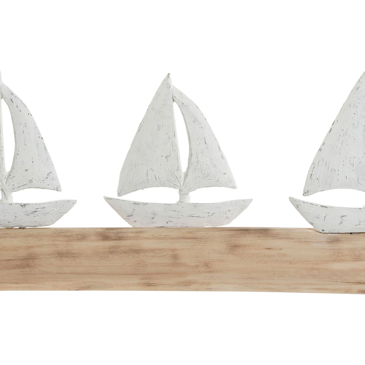 Statue déco à poser en bois de mangue bateaux 62x8.5x25.5cm bois, WADIGA