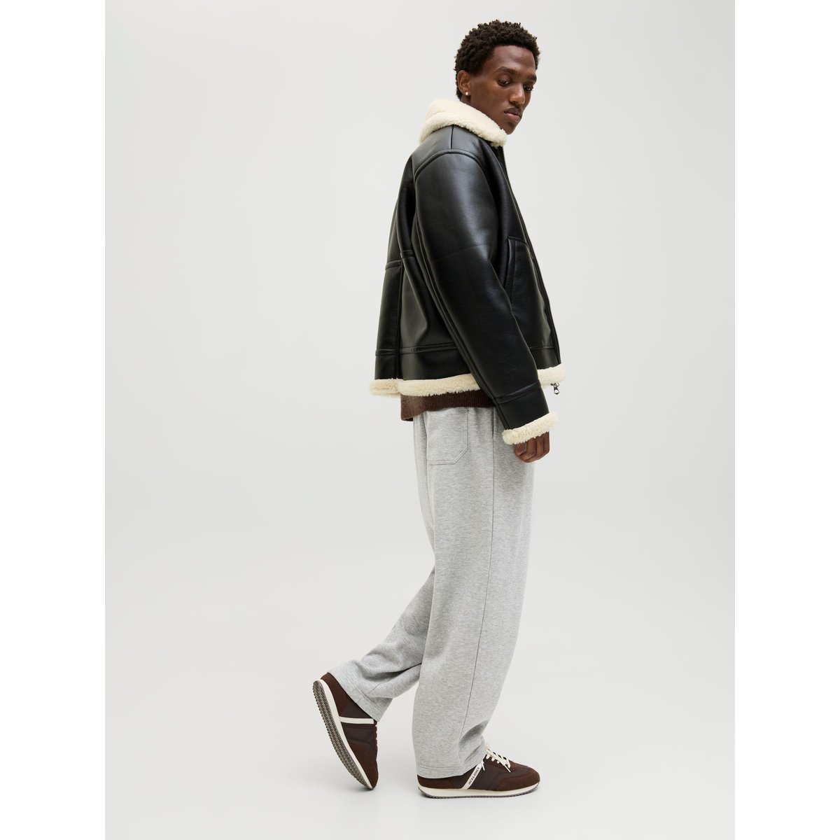 Pantalon De Survêtement grise - light grey melange, JACK & JONES