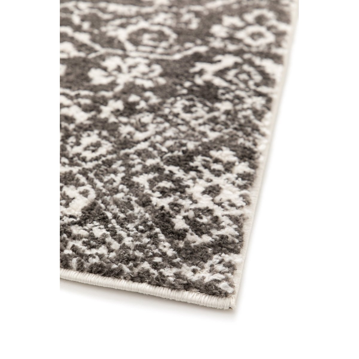 Tapis en relief doux et moderne MIRZA gris foncé, AFK LIVING