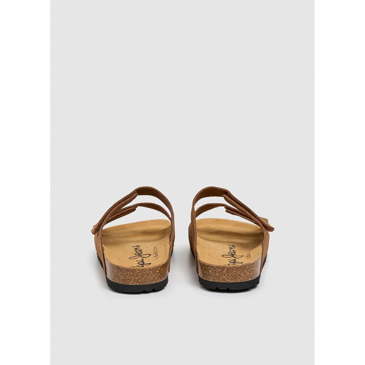 Mules doubles brides Antique cognac, PEPE JEANS