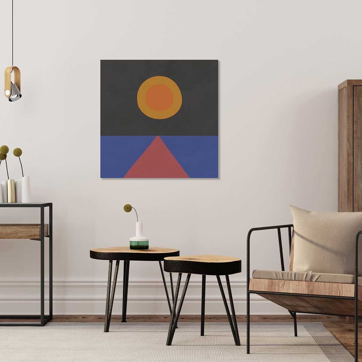 Tableau sunset avenue tableau alu dibond, HEXOA