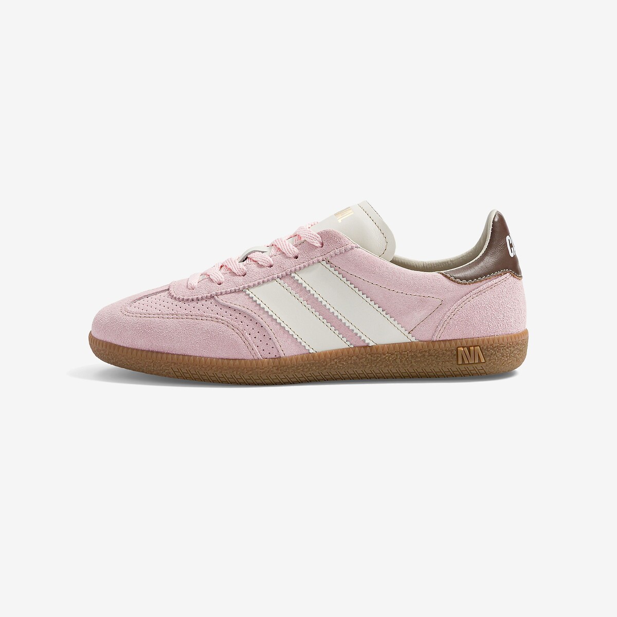 Baskets en cuir rose, CAVAL