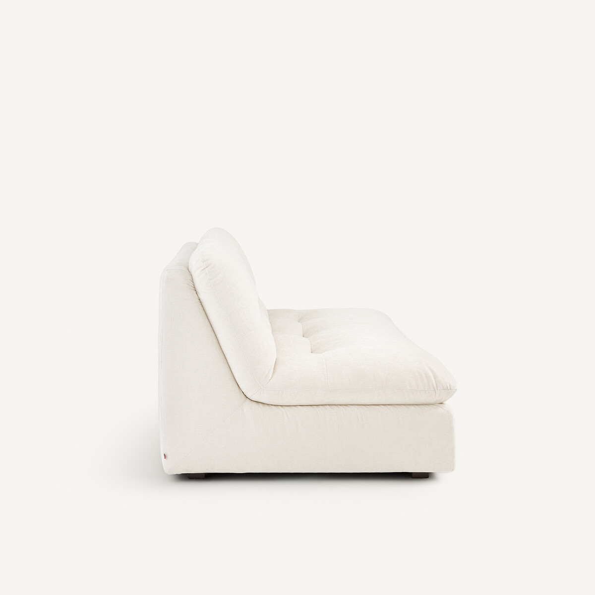 Canapé 3P modulable velours chenille, Giuliano blanc, AM.PM