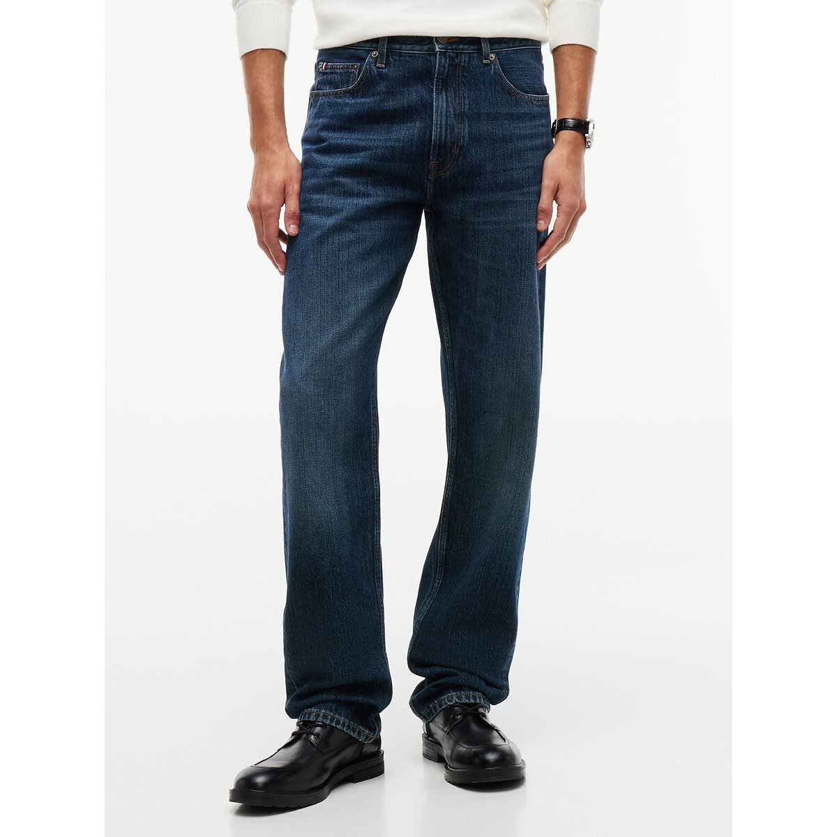 Jean droit bleu denim, TOMMY HILFIGER