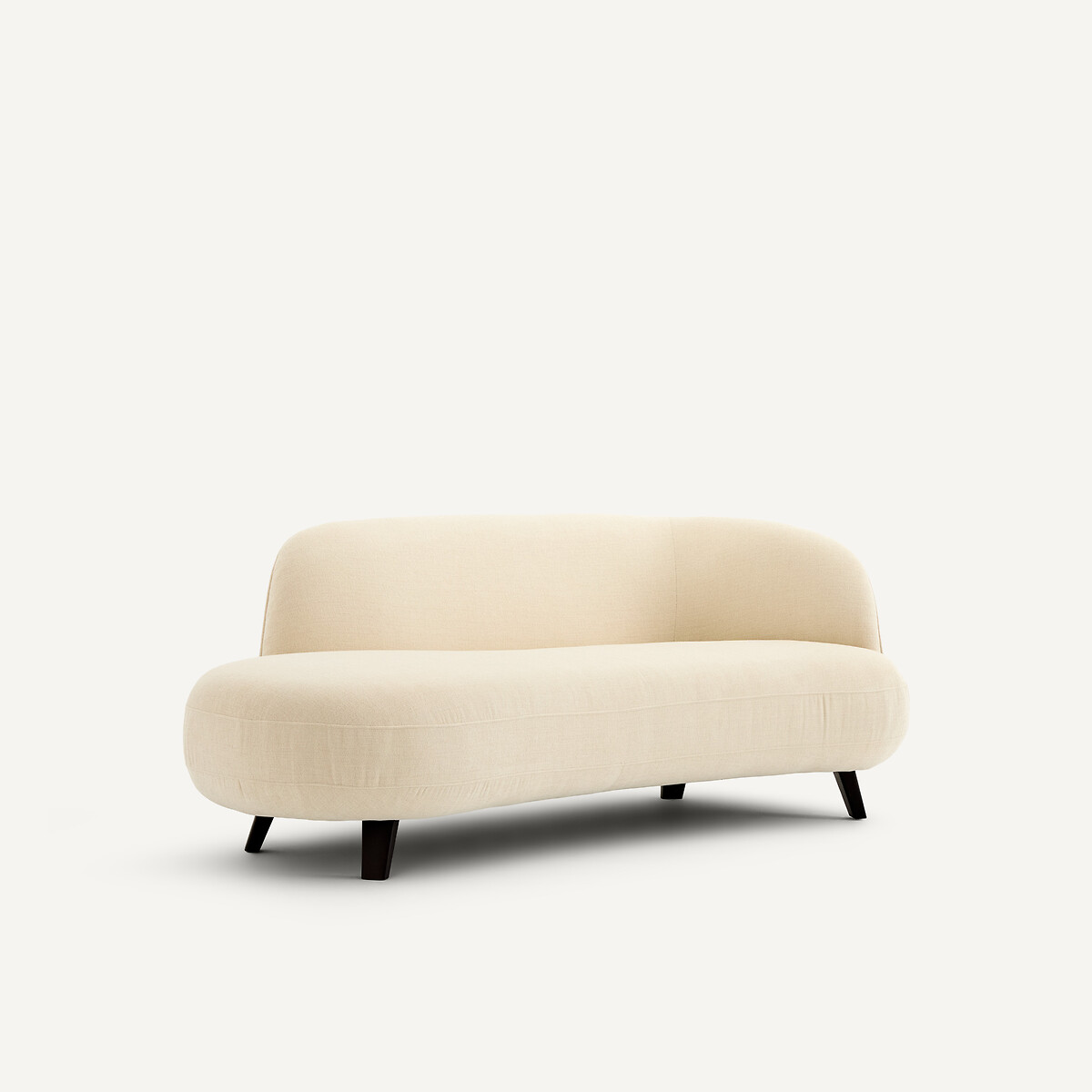 Canapé dormeuse gauche, en polyester, ROSEBURY ivoire, EMMANUEL GALLINA X AM.PM