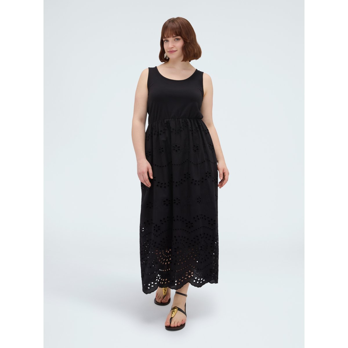 Robe longue coupe empire noir, FIORELLA RUBINO
