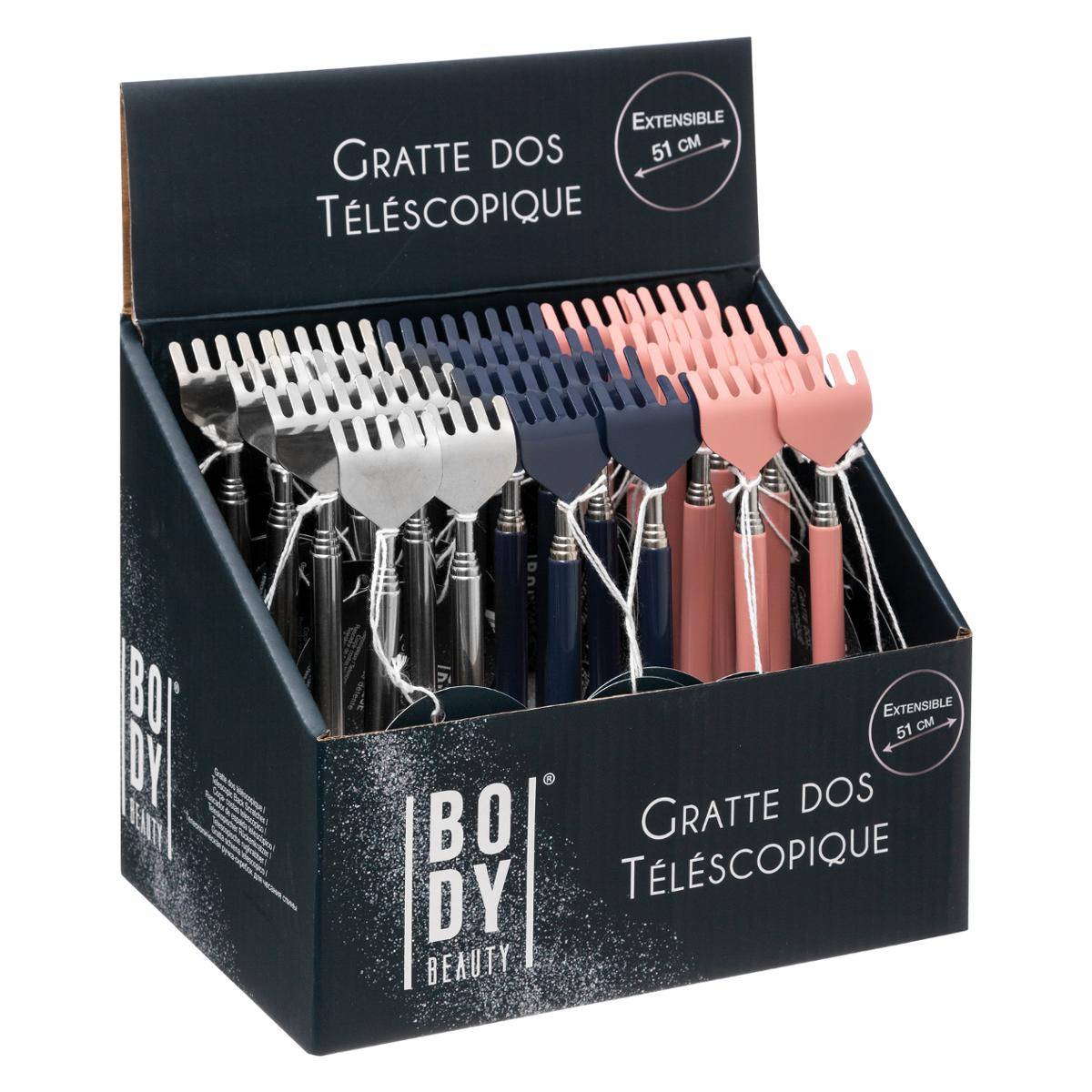 Gratte-dos télescopique silver, 5FIVE SIMPLY SMART