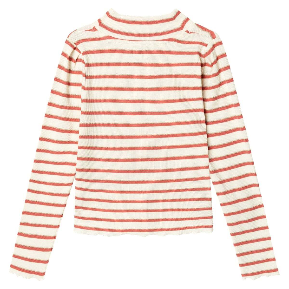 T-Shirt À Manches Longues À Rayures blanche mousse, PEPE JEANS