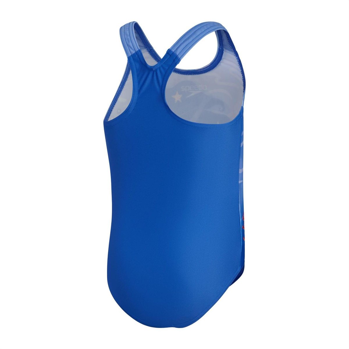 Maillot de bain 1 pièce motif/style imprimé PLACEMENT bleu, SPEEDO