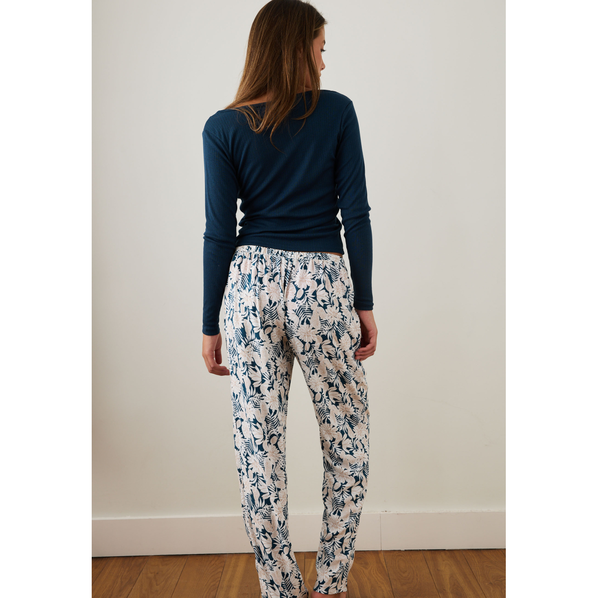 T-shirt manches longues Emma bleu, VARIANCE