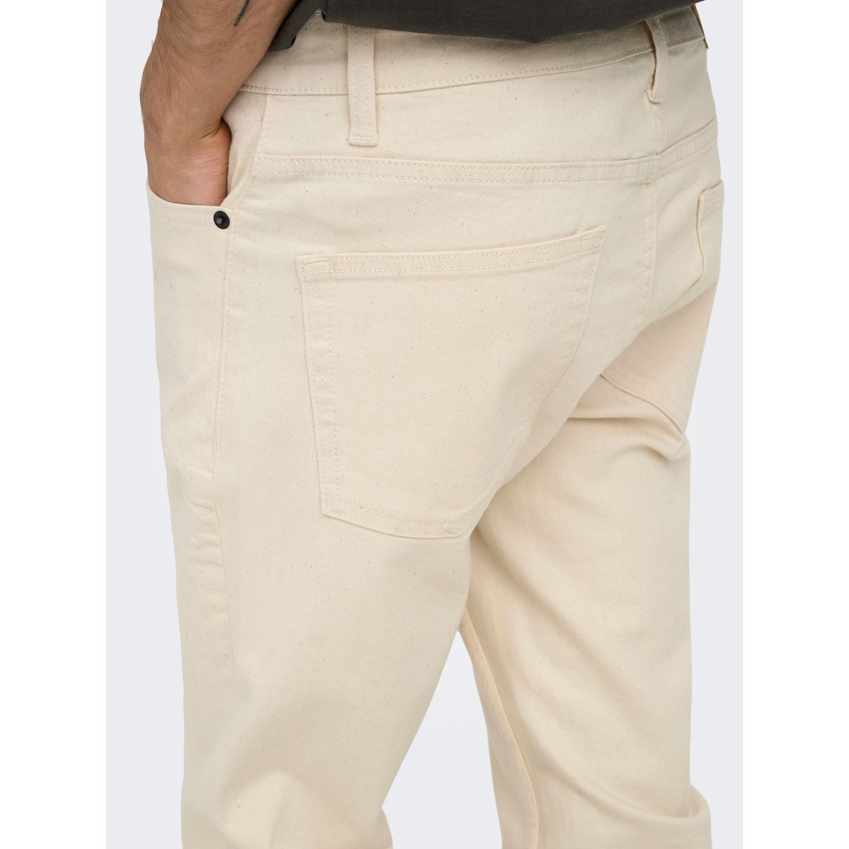 Jean Slim ecru, ONLY & SONS