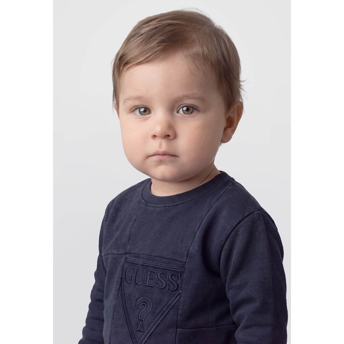 Sweat-Shirt Brodé bleu, GUESS KIDS