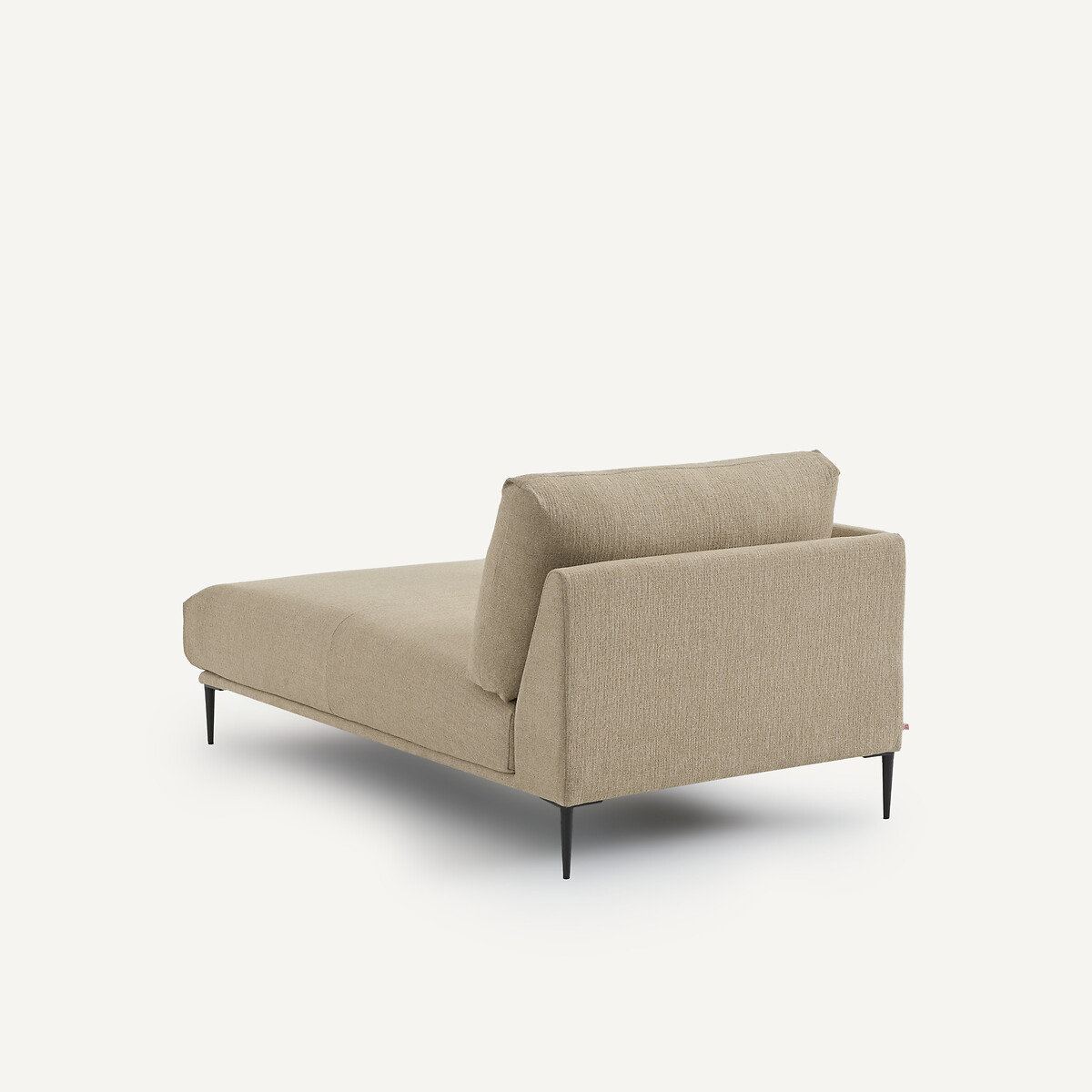 Diván tipo chaise longue de chenilla reciclada, OSCAR, diseño de Emmanuel Gallina corteza, EMMANUEL GALLINA X AM.PM