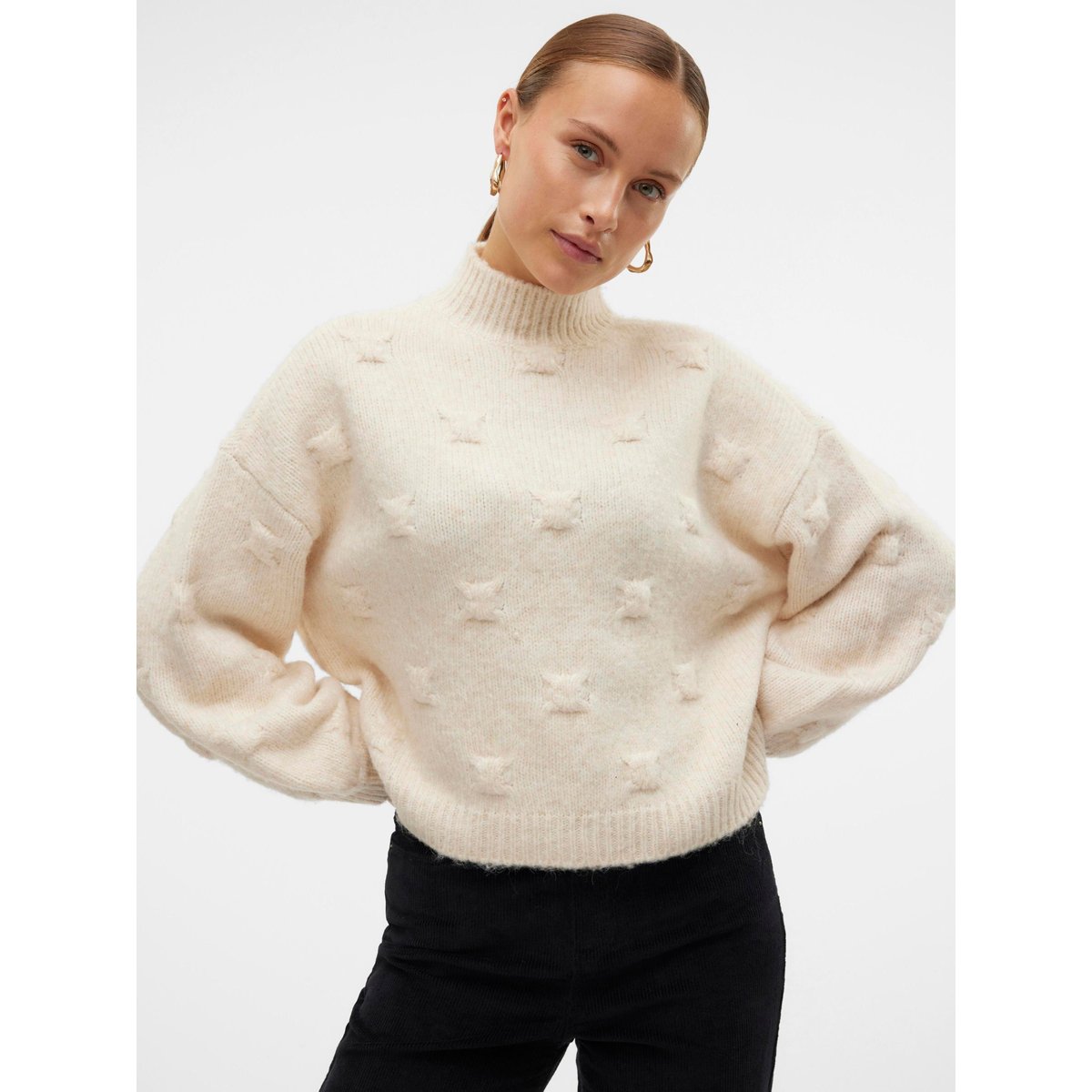 Pull En Maille birch, VERO MODA