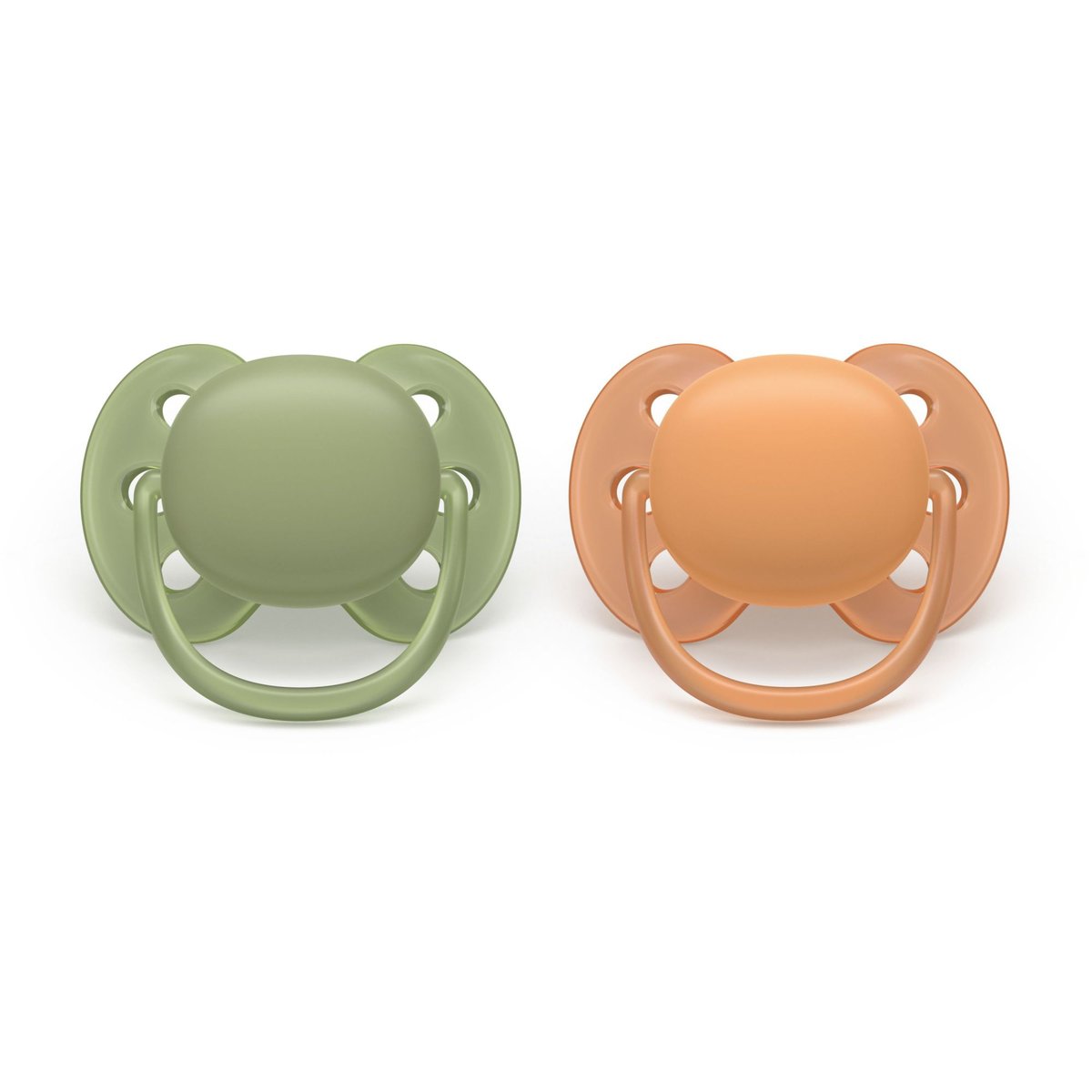 Lot de 2 sucettes Ultra Soft 18 mois et plus SCF093/05 couleur unique, PHILIPS AVENT