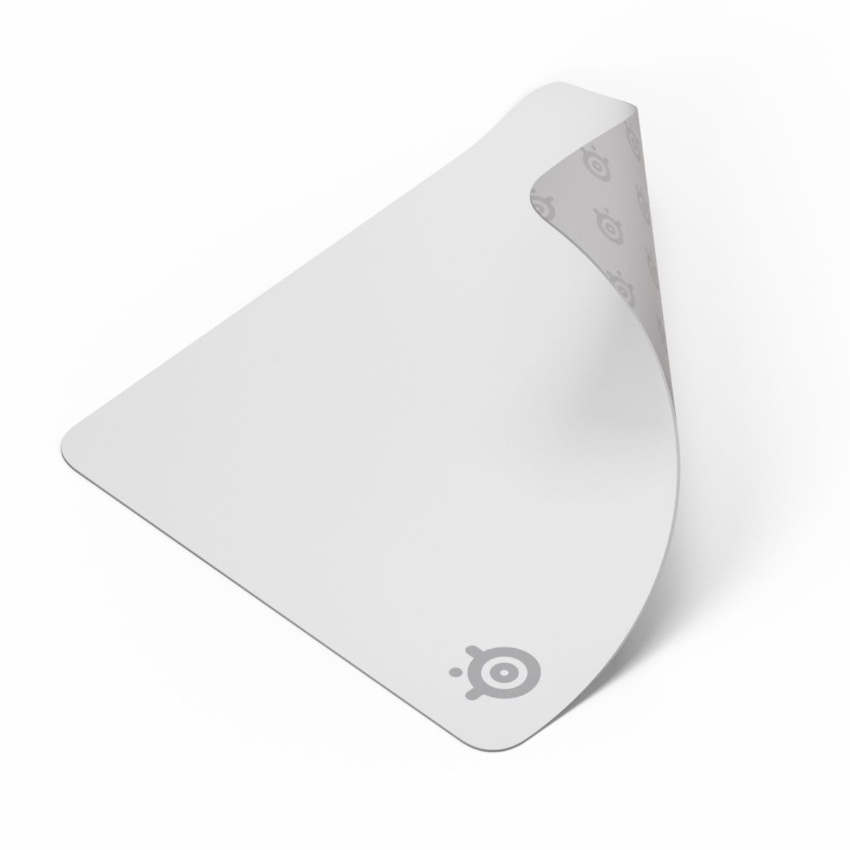 Tapis de souris QcK L Blanc couleur unique, STEELSERIES