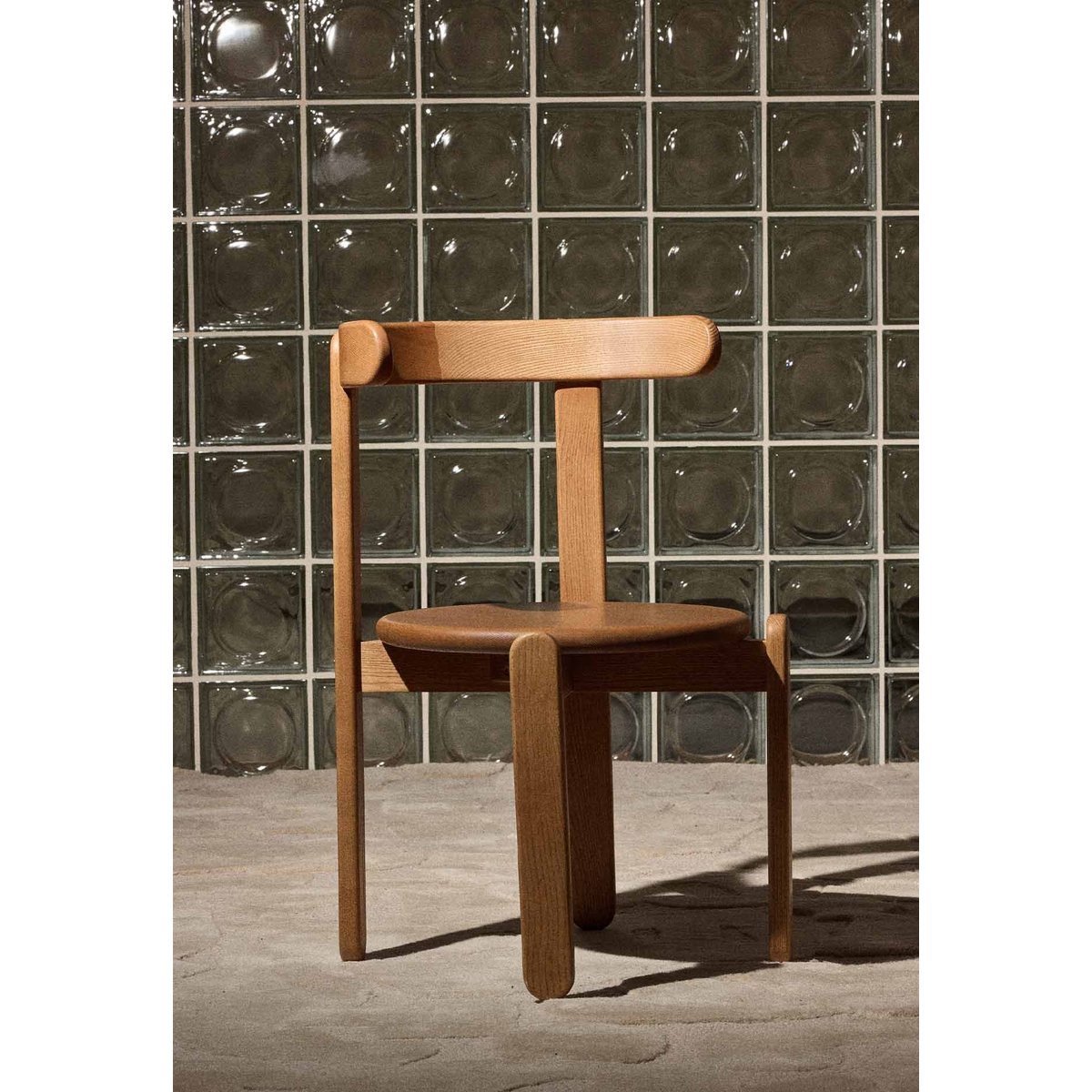 Chaise en frêne finition teck, Louison teck, GABRIELLE PARIS