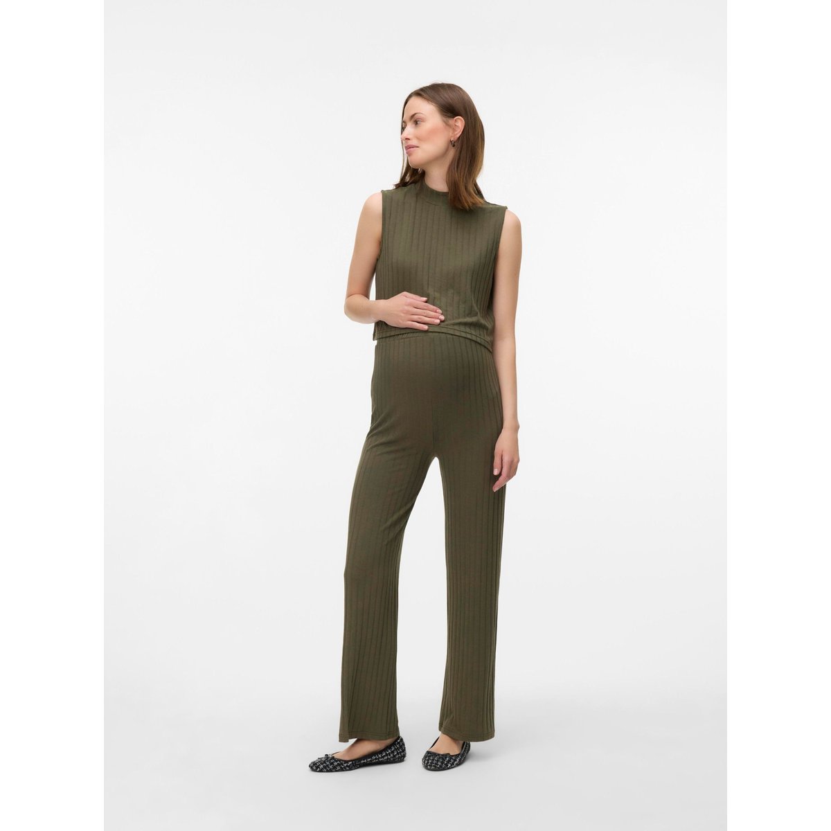 Pantalon grape leaf, MAMA LICIOUS
