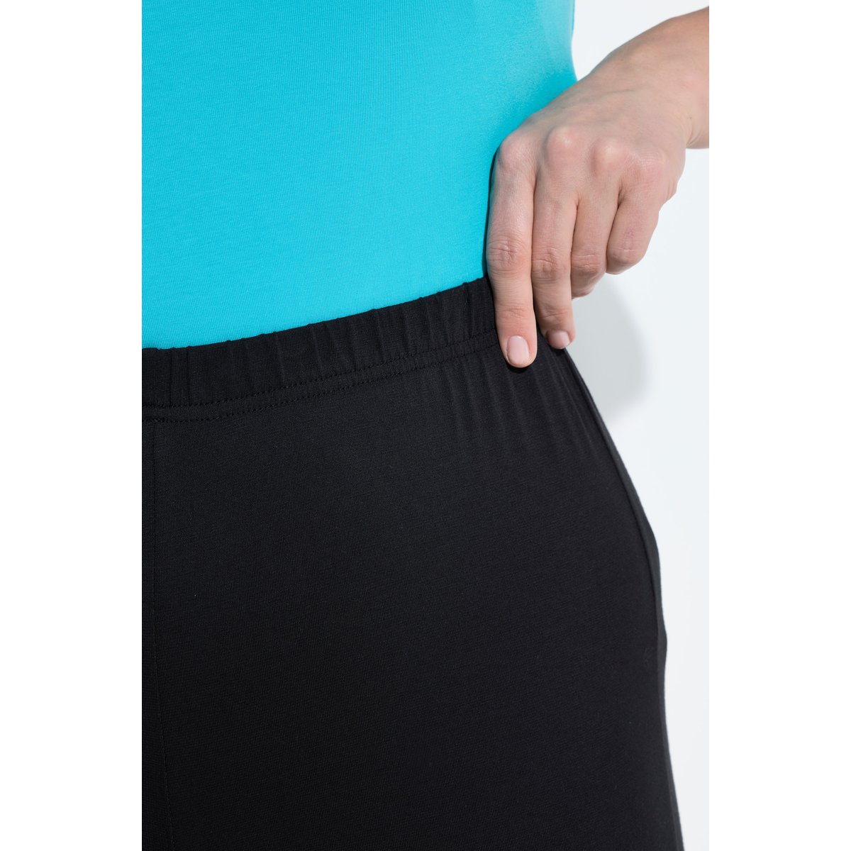 Legging, ceinture élastique classique noir, ULLA POPKEN