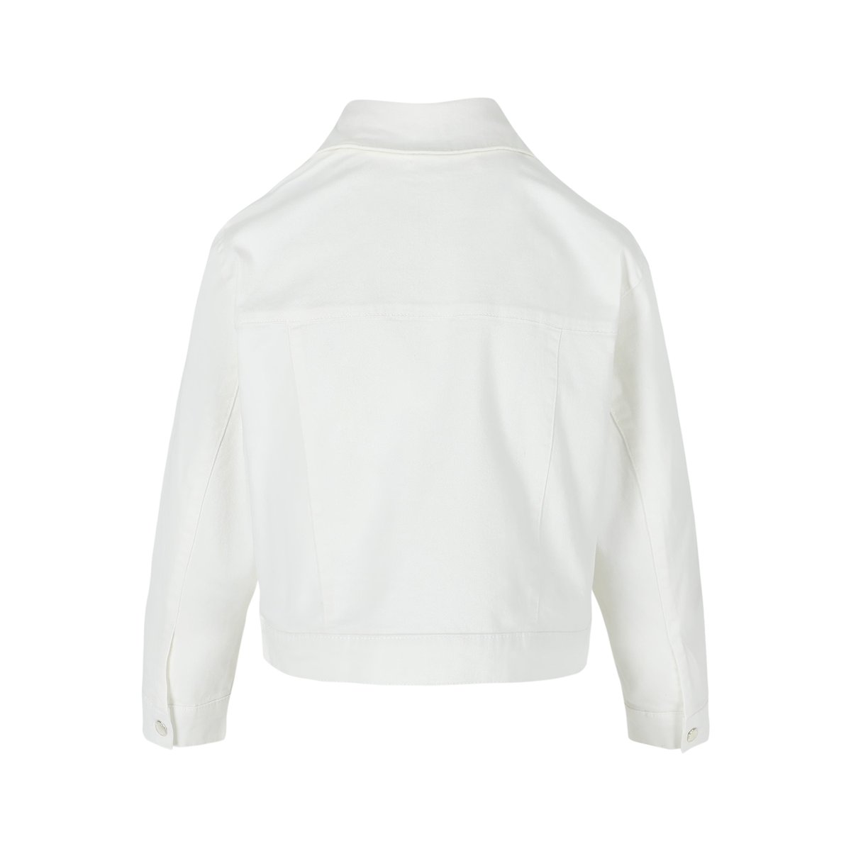 Veste courte en sergé blanc, LOLALIZA