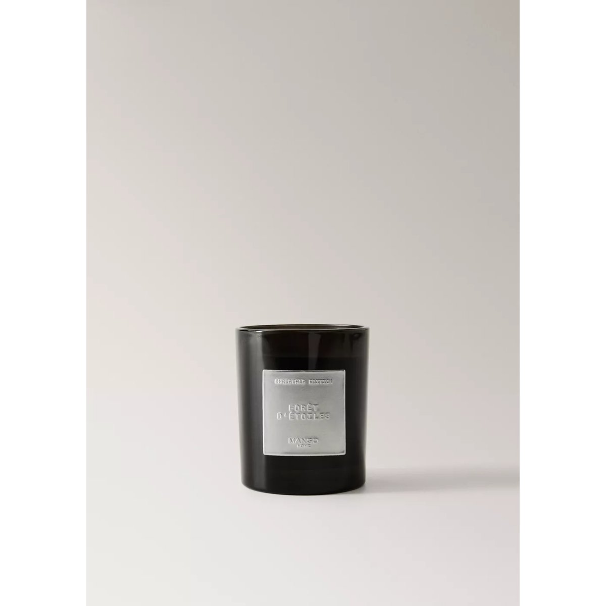 Bougie parfumée FORÊT D’ÉTOILES 200 g argent, MANGO HOME