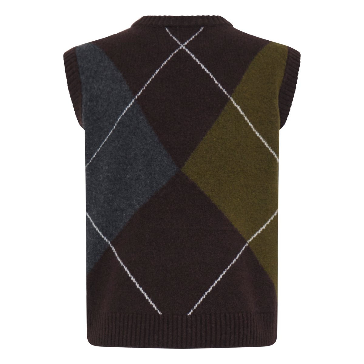 Sans manches marron java mel argyle, B.YOUNG
