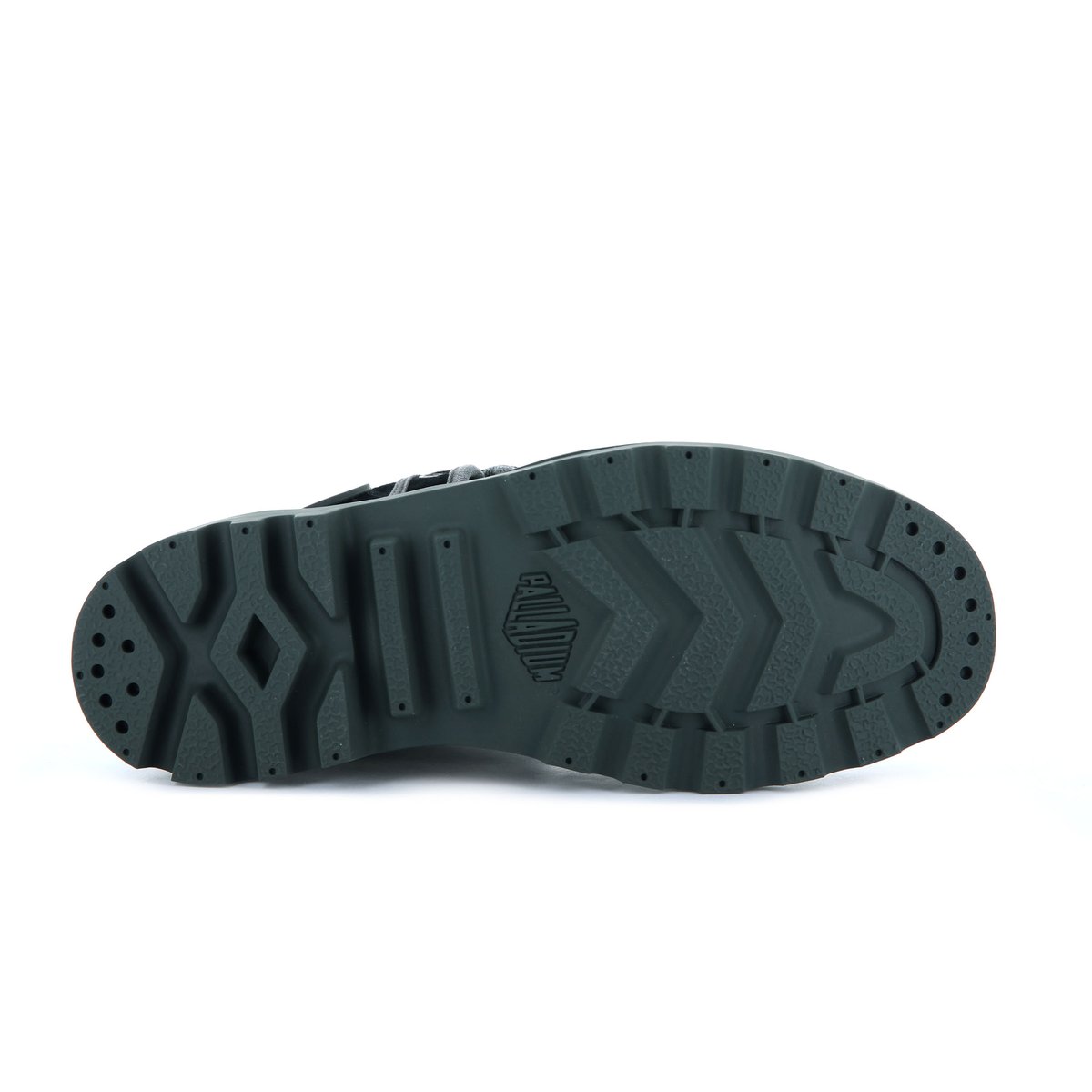 Baskets montantes à revers Baggy gris-anthracite, PALLADIUM