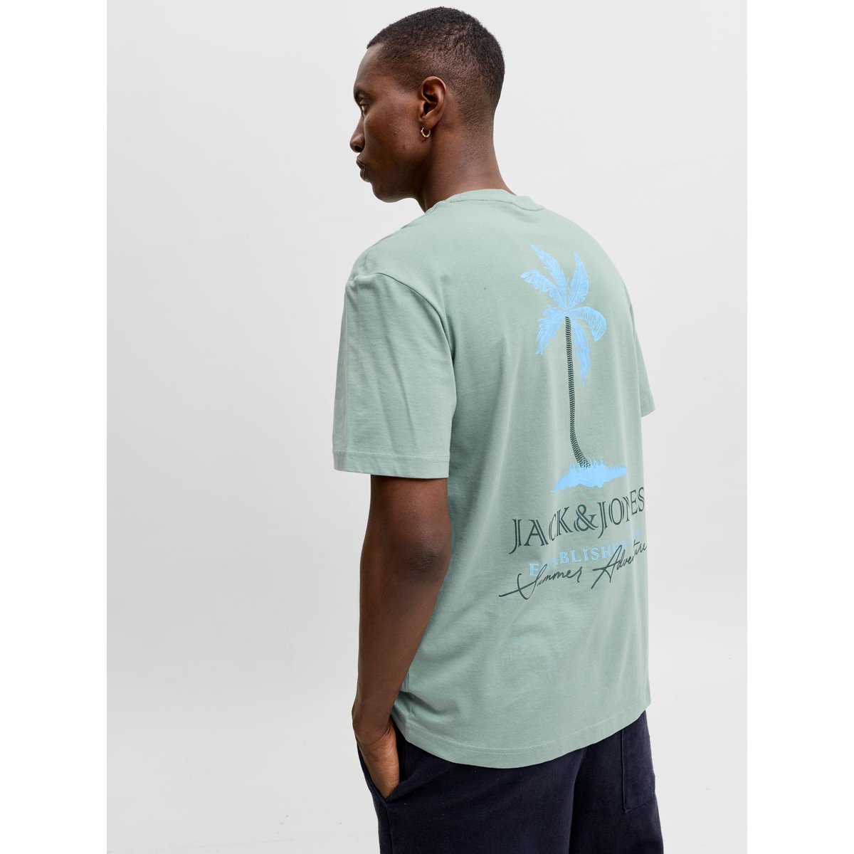 T-Shirt grise - stormy sea 1, JACK & JONES