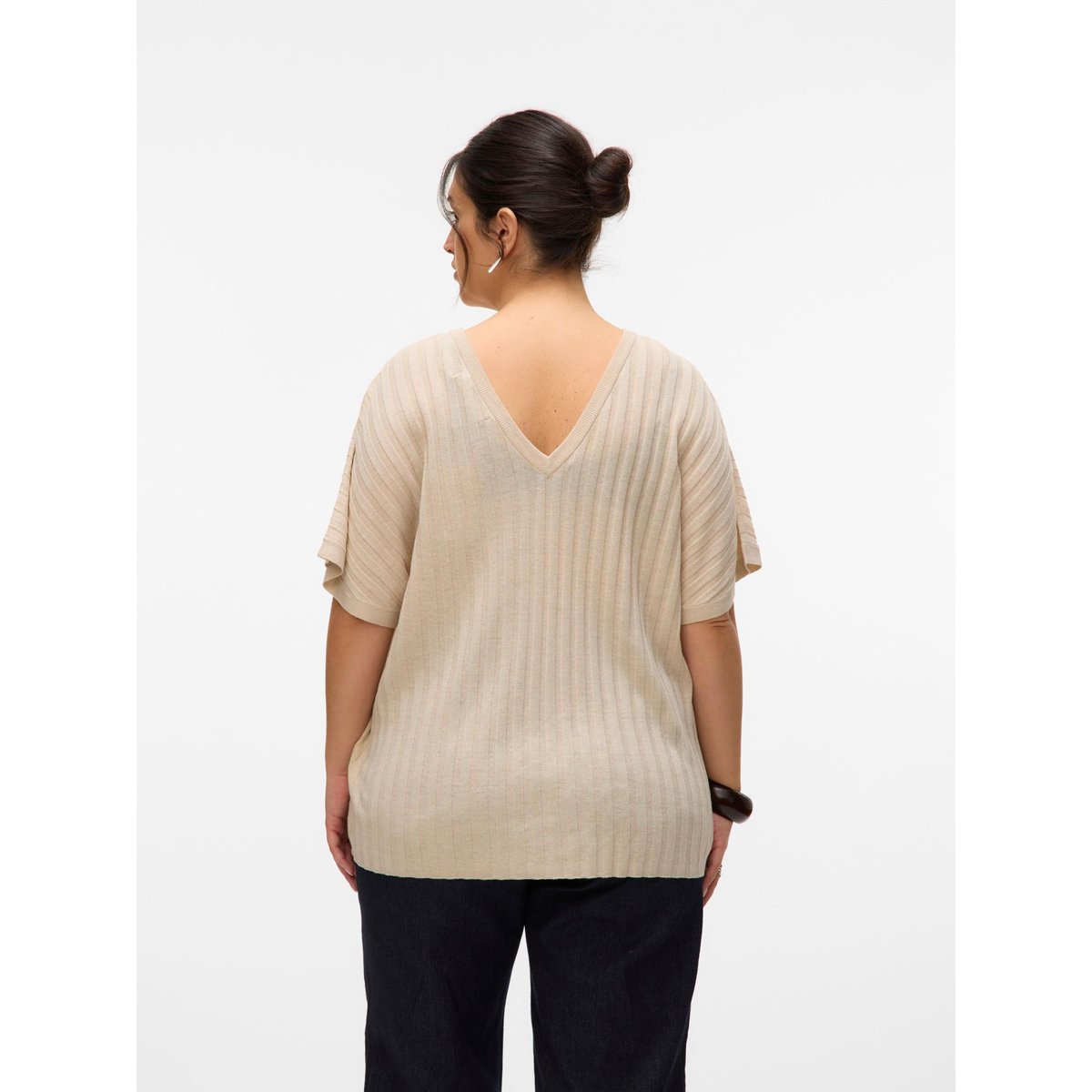 Pull En Maille oatmeal, VERO MODA