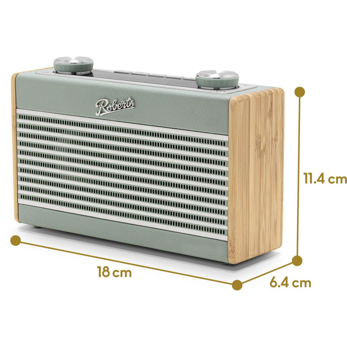 Radio DAB RAMBLER UNO BLEU CIEL couleur unique, ROBERTS