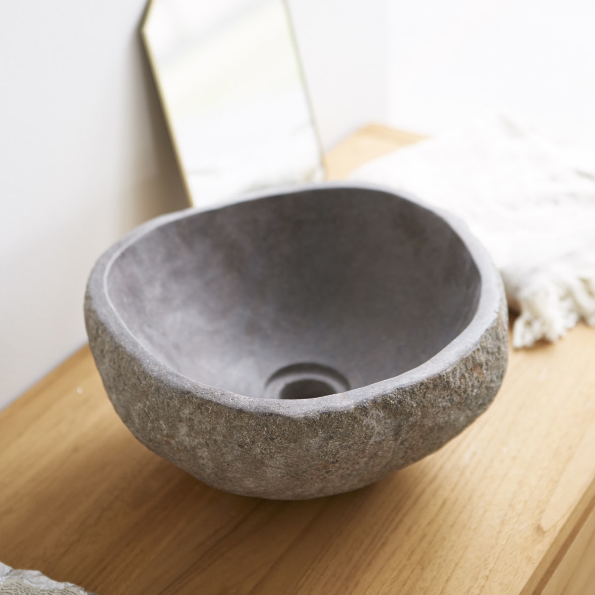 Vasque en Pierre, NOBU gris, TIKAMOON