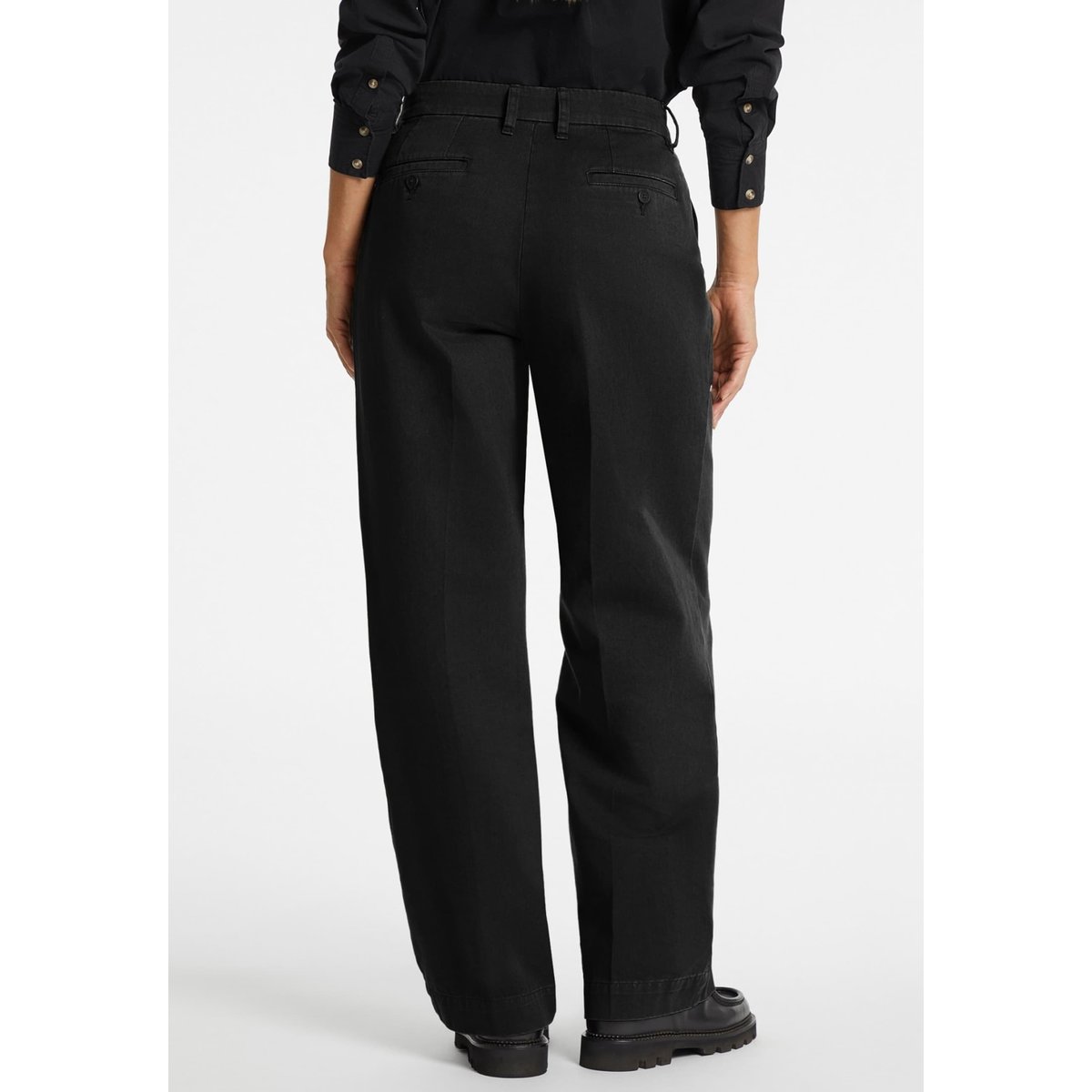 Pantalon Jambe Large noir, GUESS JEANS