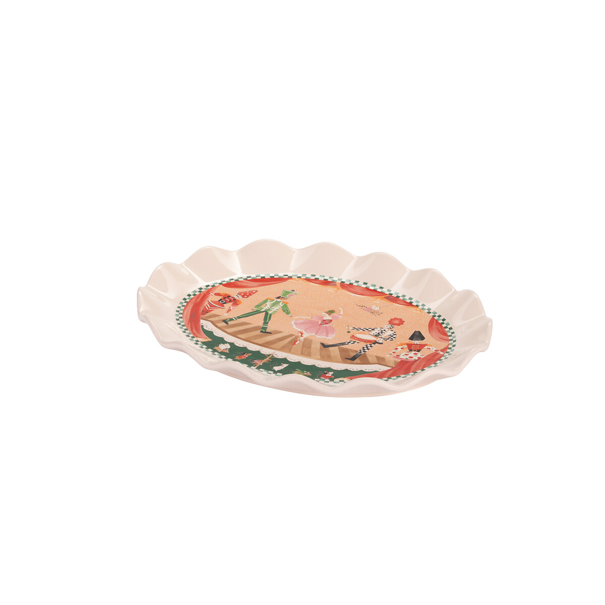 Nutcracker Oval Platter multi-coloured, CATH KIDSTON