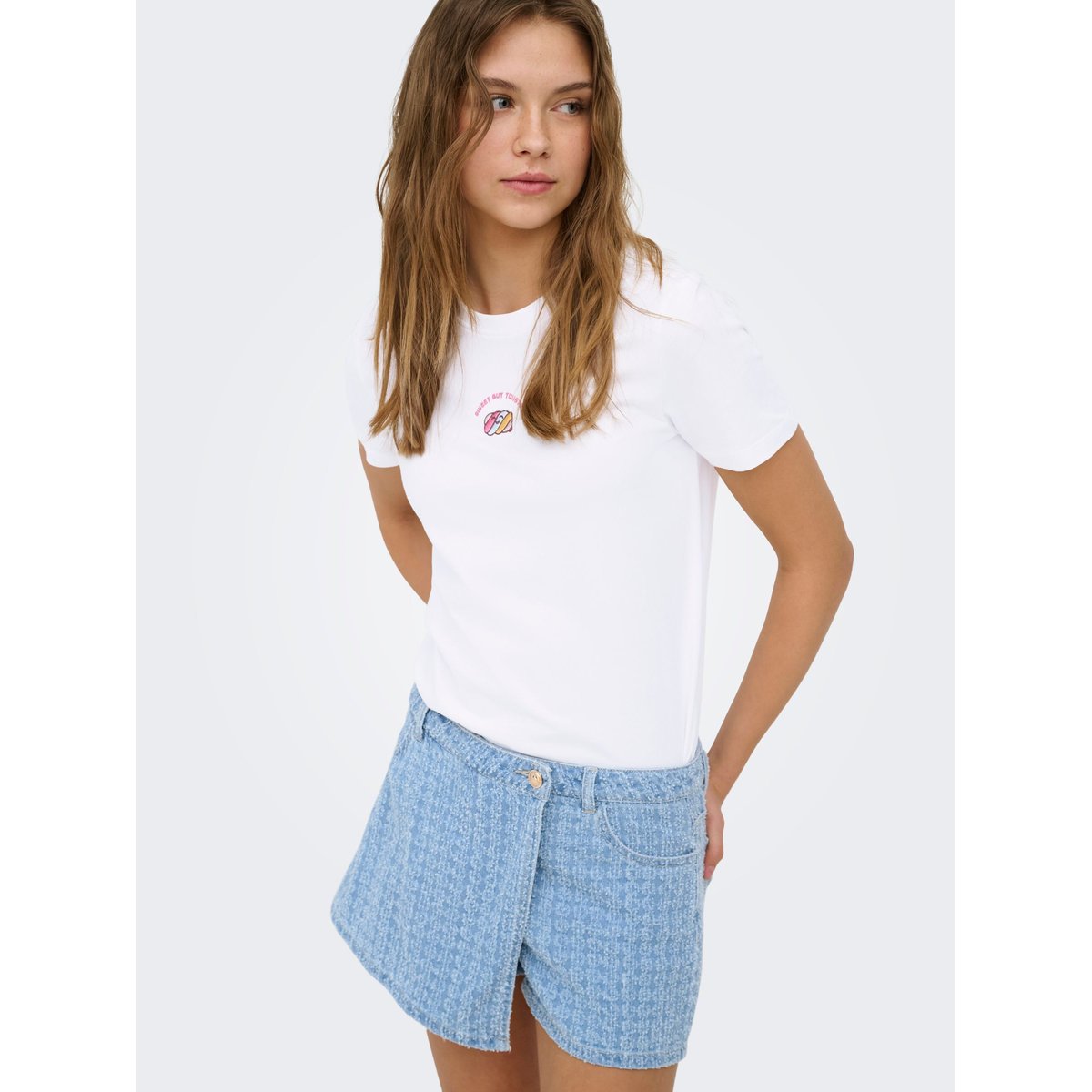 Jupe En Denim light blue denim, ONLY