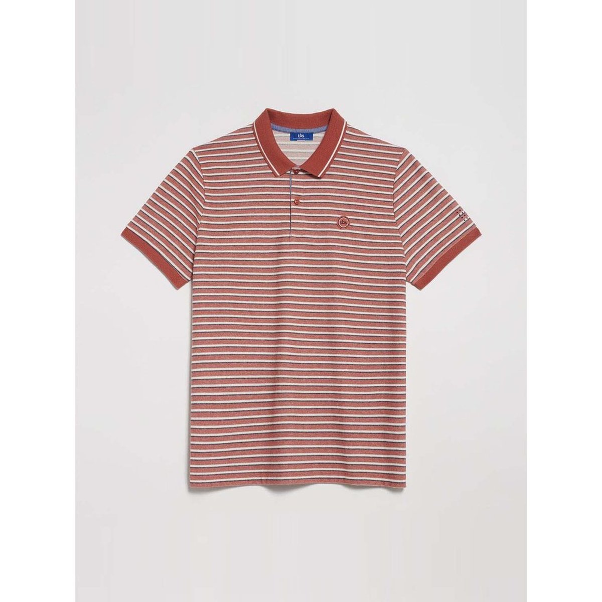 Polo manches courtes KELIOPOL14034 terracotta, TBS