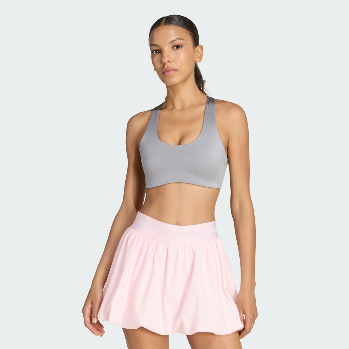 Brassière De Tennis Optime Maintien Moyen Brassière De Tennis Optime Maintien Moyen grey three, adidas Performance