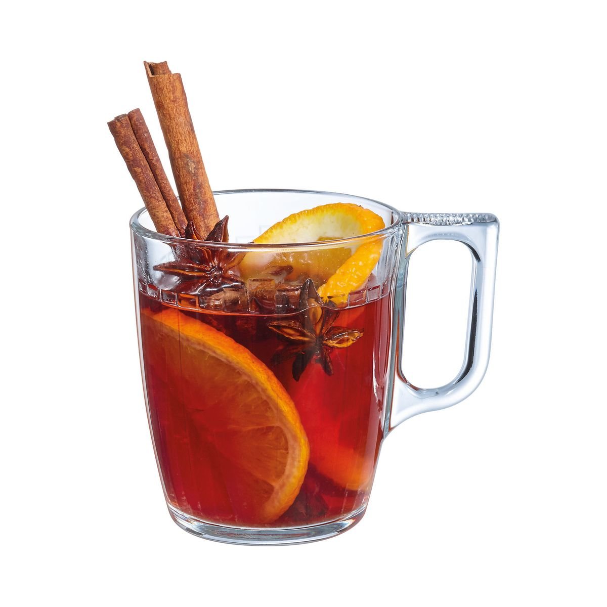 6 mugs 25cL -GRAND CENTRAL transparent, LUMINARC