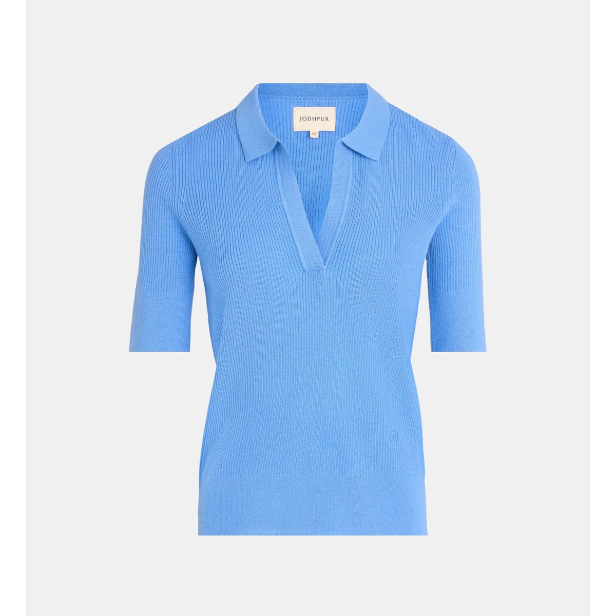 Pull ningbo à manches courtes bleu moyen, JODHPUR