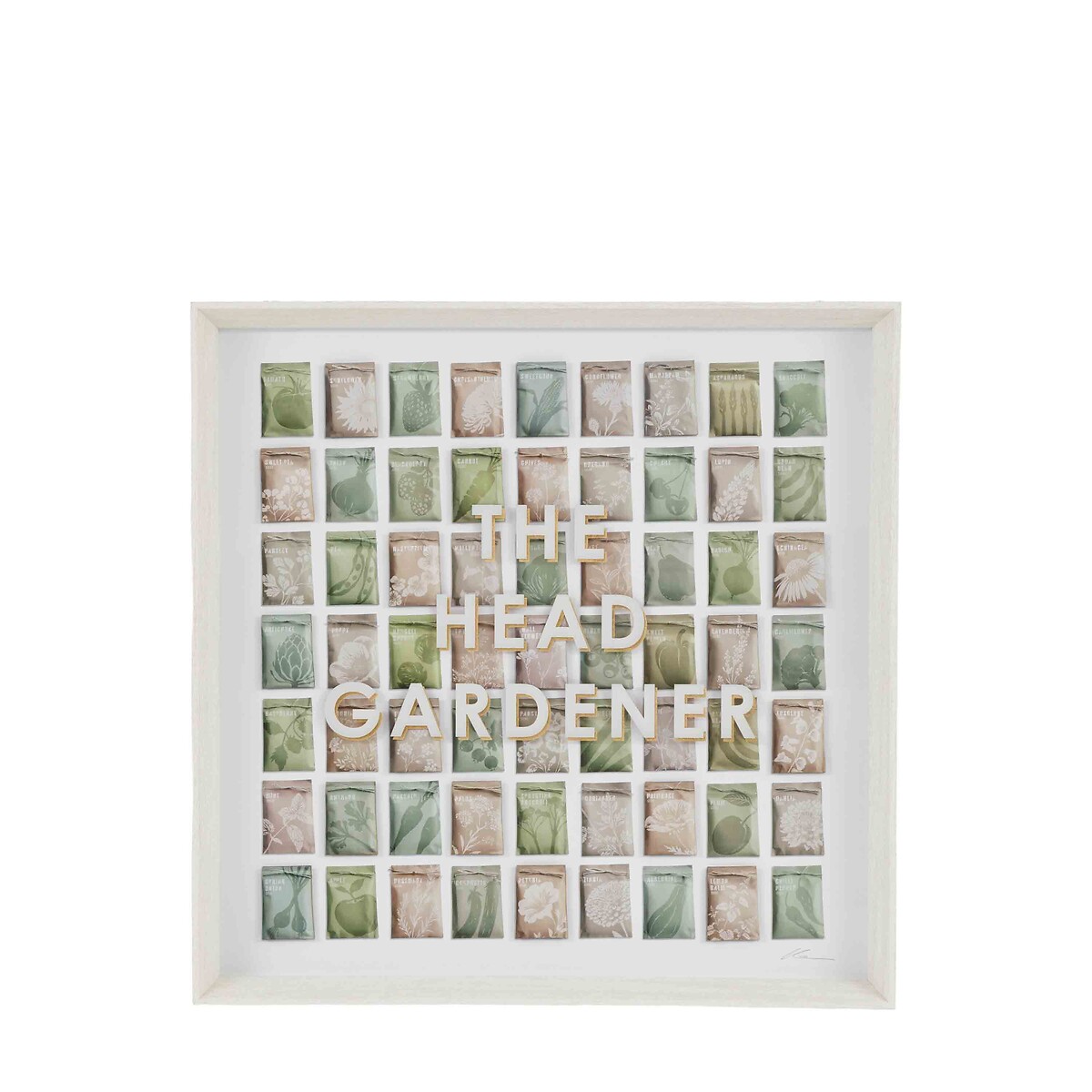 74cm The Head Gardener Framed Art green, ÉDITÉ