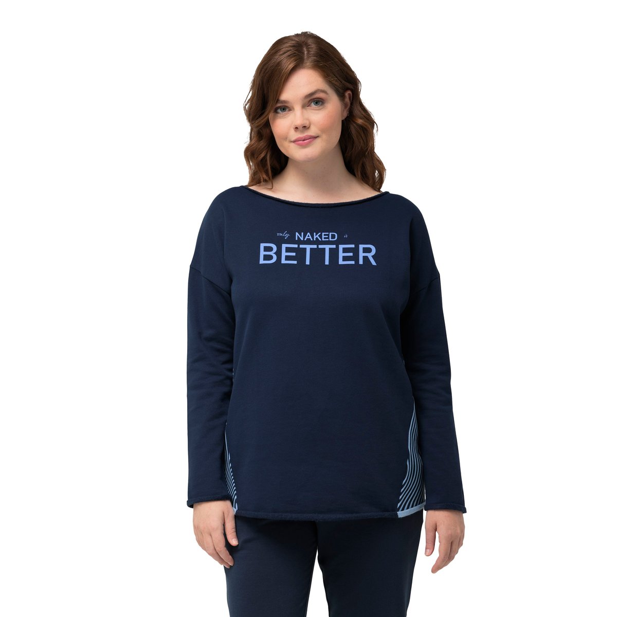 Sweat-shirt d'intérieur bleu nuit, ULLA POPKEN