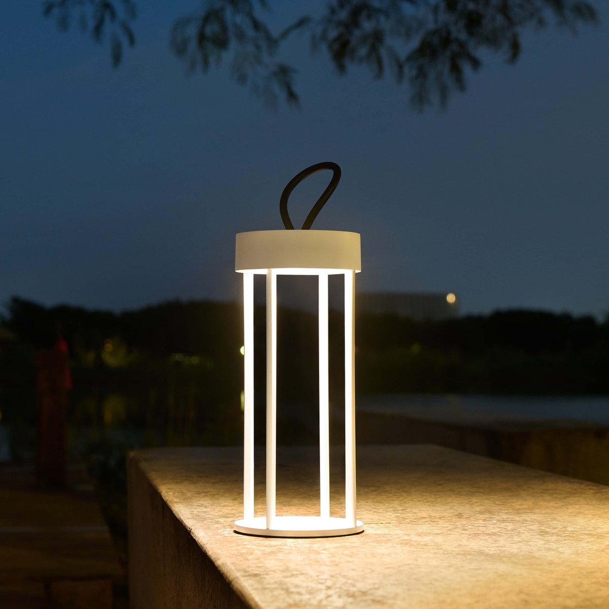 Lanterne LED nomade tactile - ASTRÉA blanc, KOSILUM