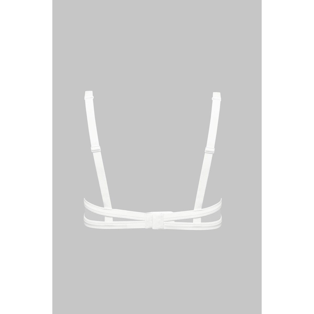 Soutien-gorge Ouvert Harnais PURE TENTATION blanc, MAISON CLOSE