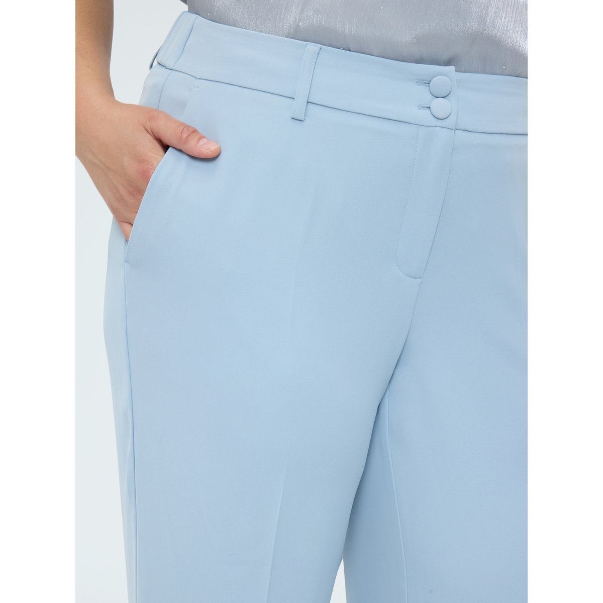 Pantalon à jambes larges light - blue, FIORELLA RUBINO
