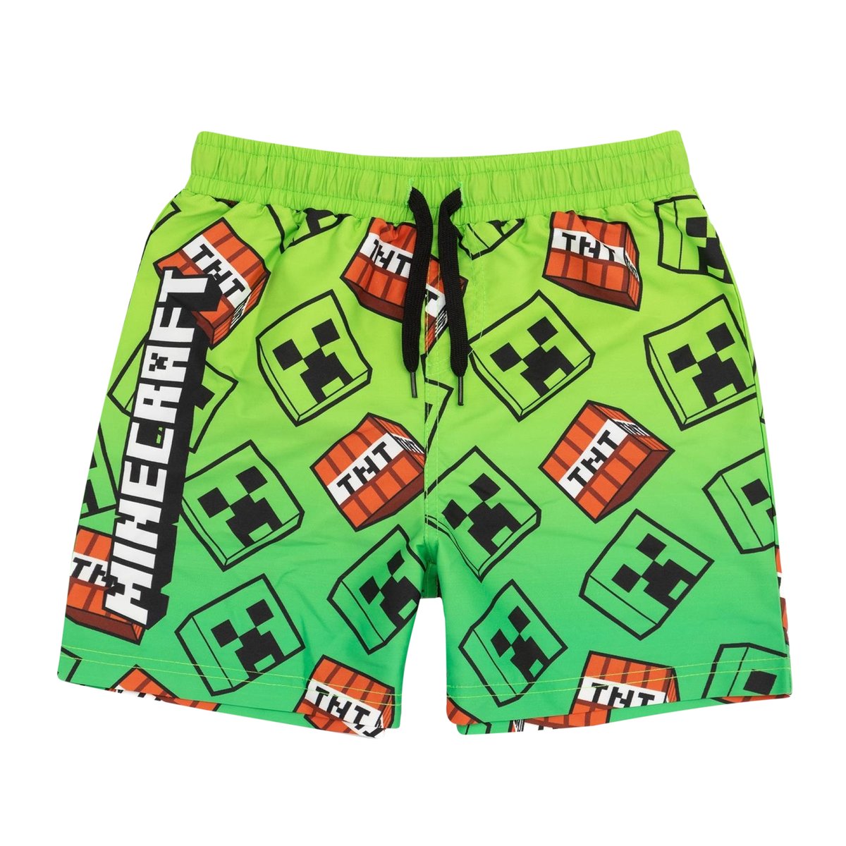 Short de bain vert / noir, MINECRAFT