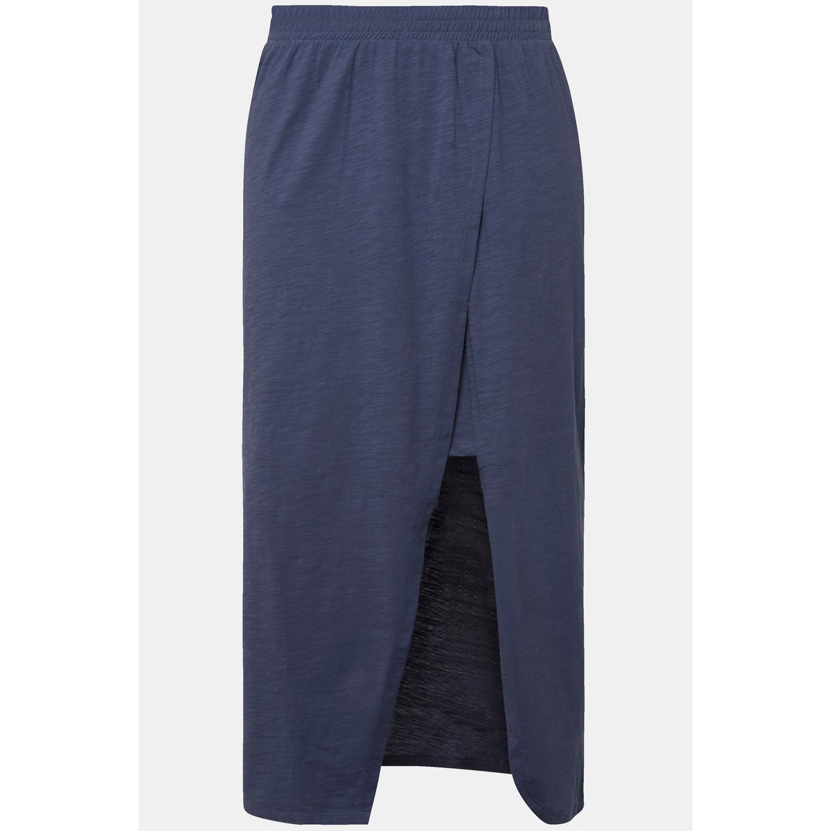 Jupe doublée en jersey de coton bio bleu encre, ULLA POPKEN