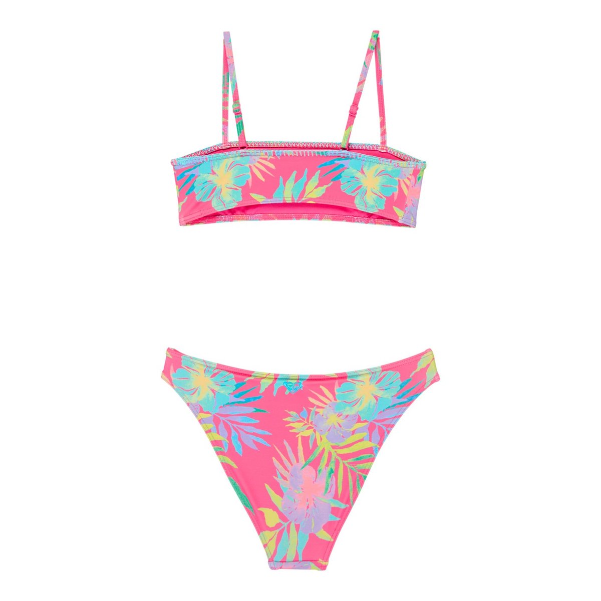 Ensemble 2 pièces bikini bandeau deux pièces AQUARELLA SET. rose sangria sunset aquarella rg, ROXY