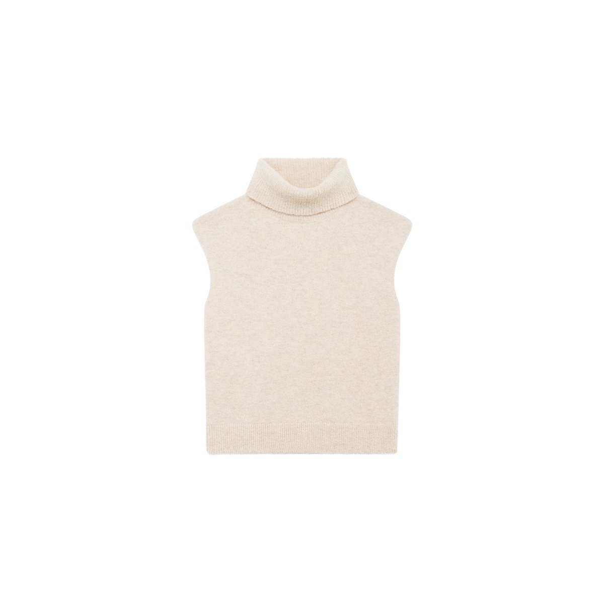 Pull large col roulé MPAULINA sable, CAROLL