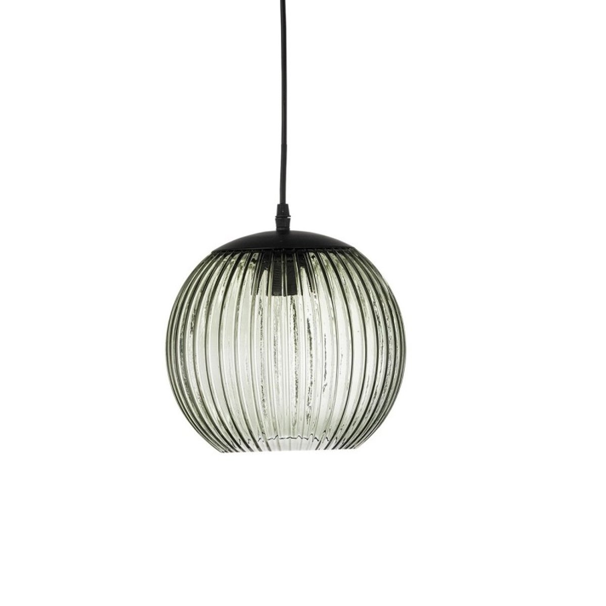 Suspension classique boule verre SYBIA vert, BLOOMINGVILLE