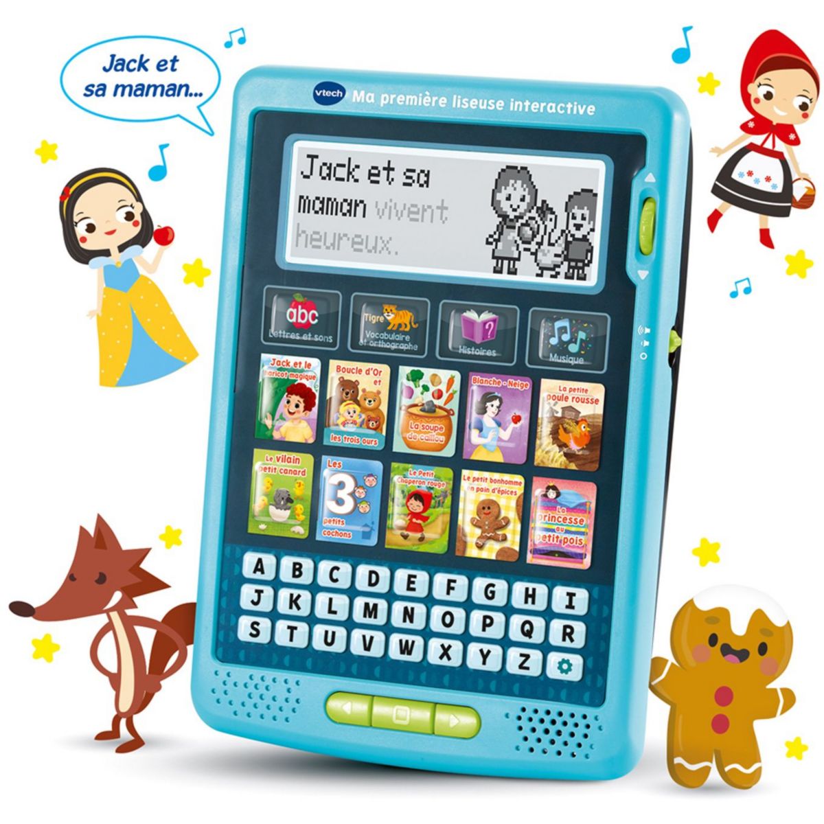 Jeu éducatif Ma première liseuse interactive couleur unique, VTECH