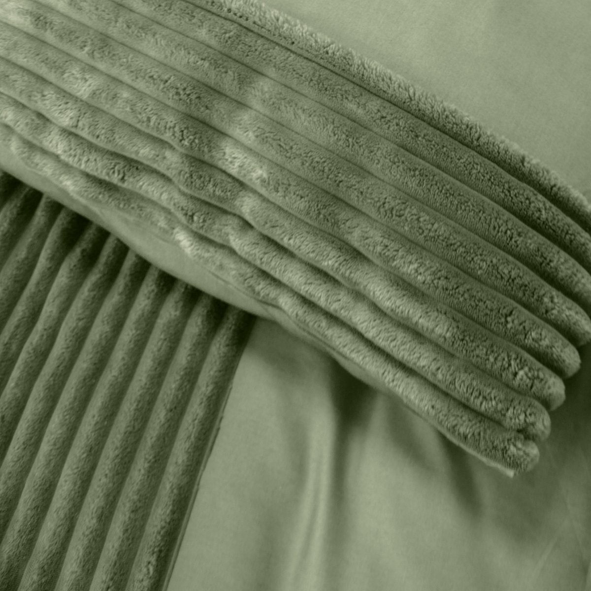 Parure de lit - housse de couette avec taies en veloursve figue, EDEN